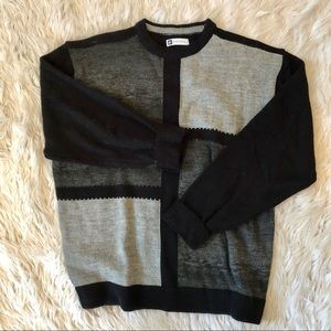Vintagey Color Block Sweater